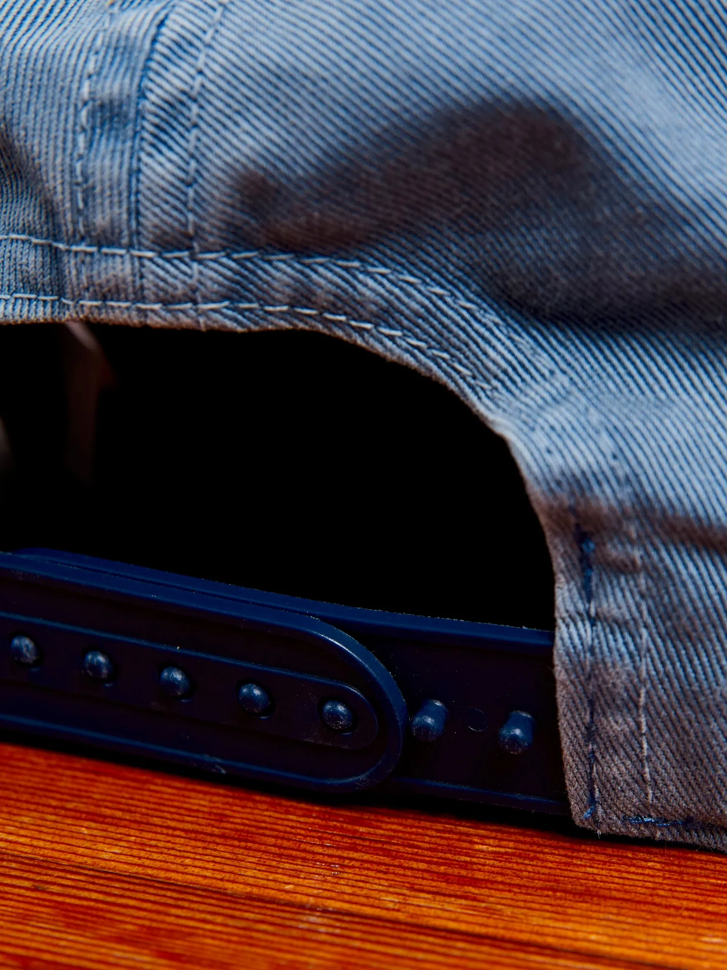 Twill Baseball Cap in Midnight Blue