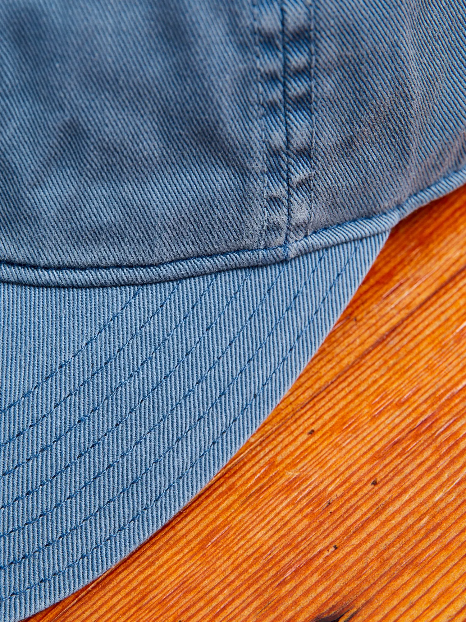 Twill Baseball Cap in Midnight Blue