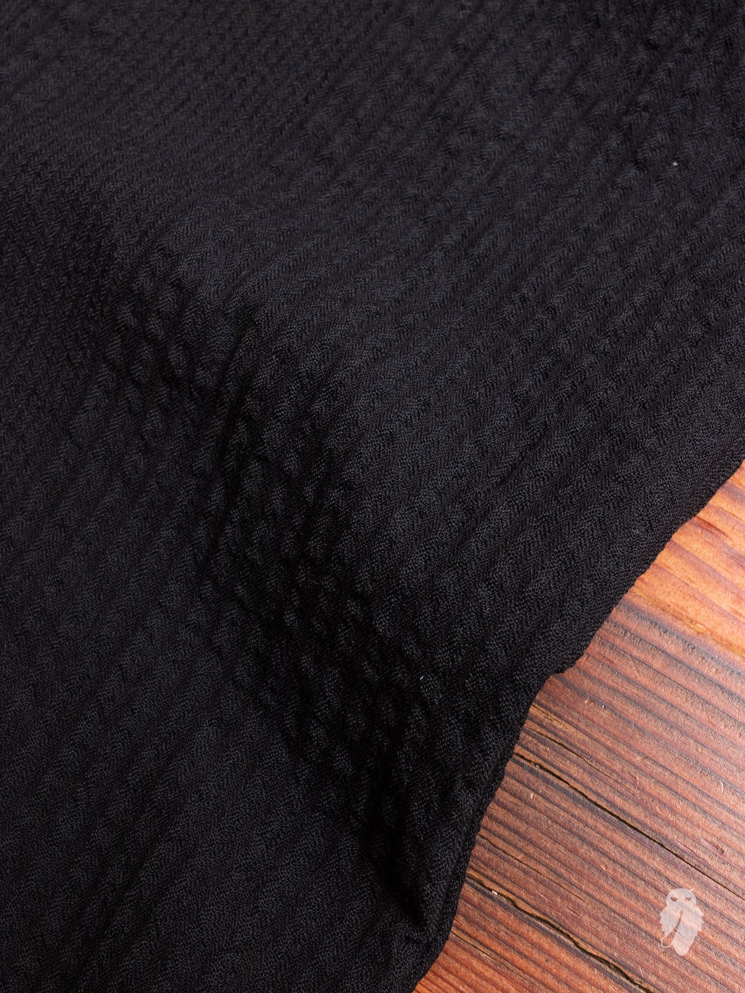Two Tack Tapered Pants in Black