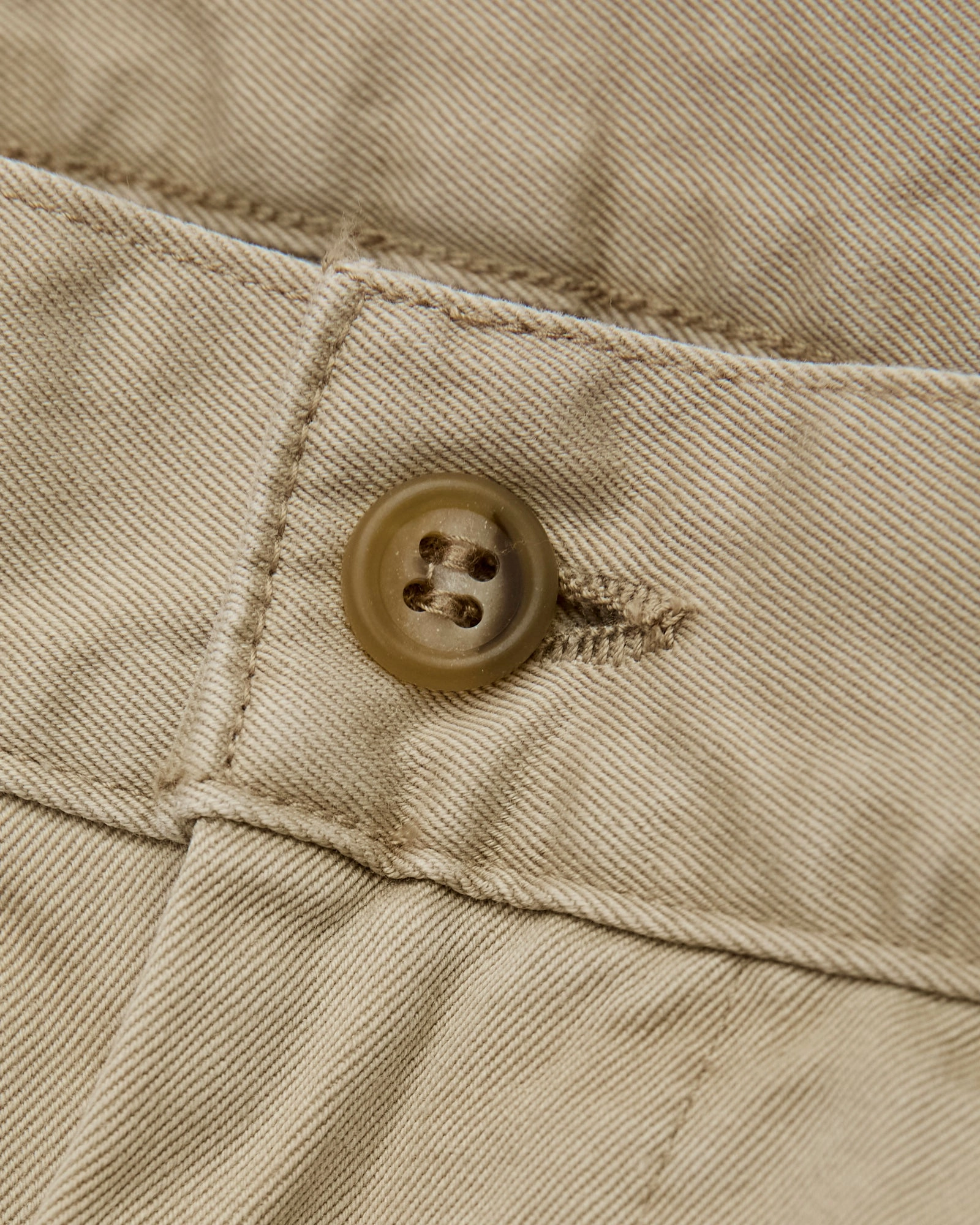 Two Tuck Wide Trousers in Khaki