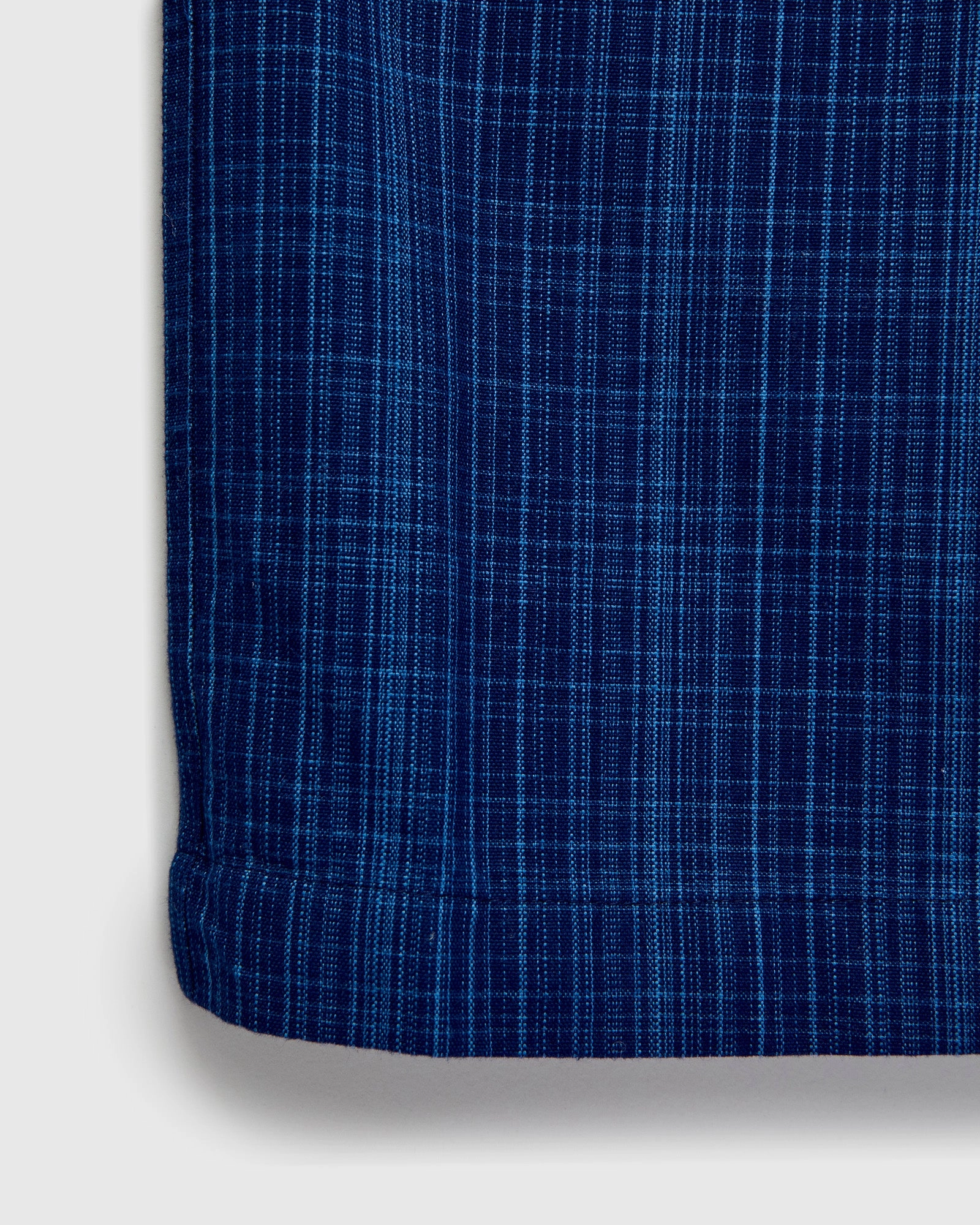 Vacation Shirt in Indigo Microcheck