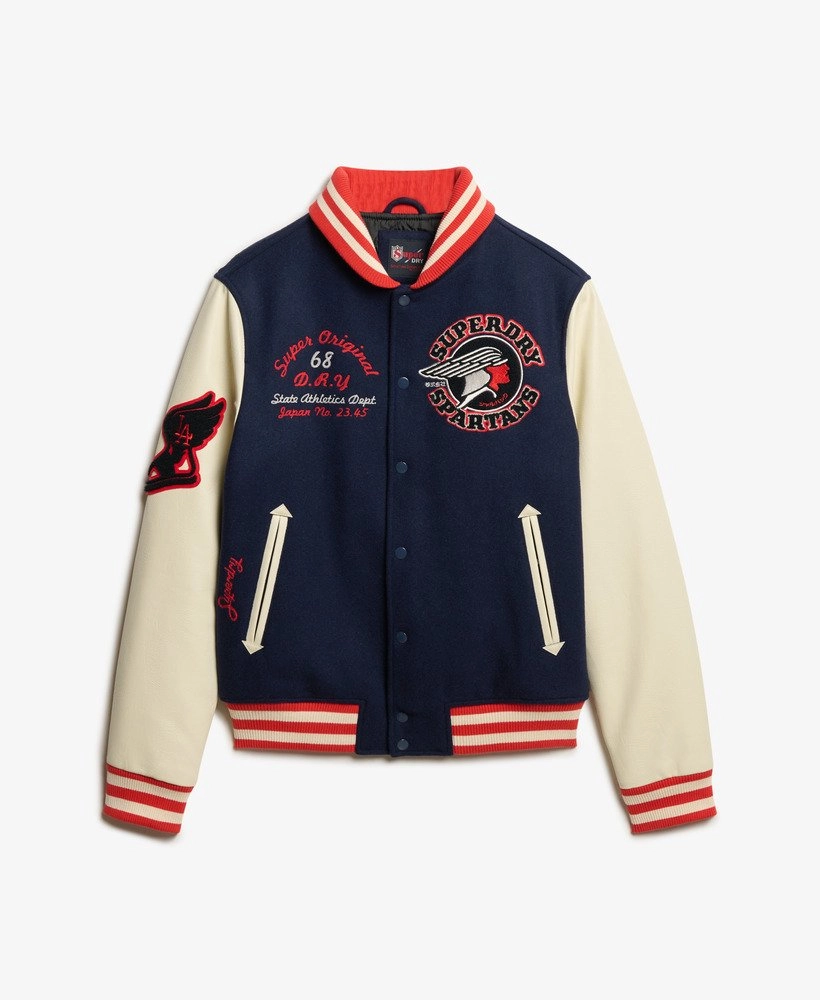 Varsity Patched Bomber | Atlantic Navy