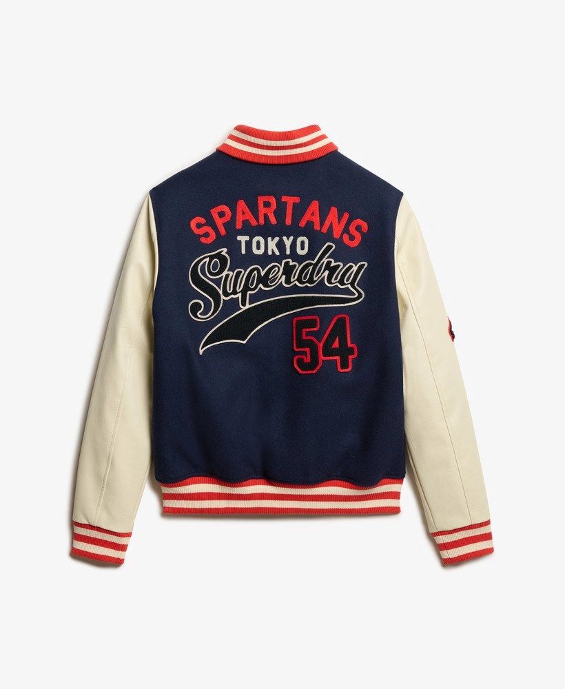 Varsity Patched Bomber | Atlantic Navy