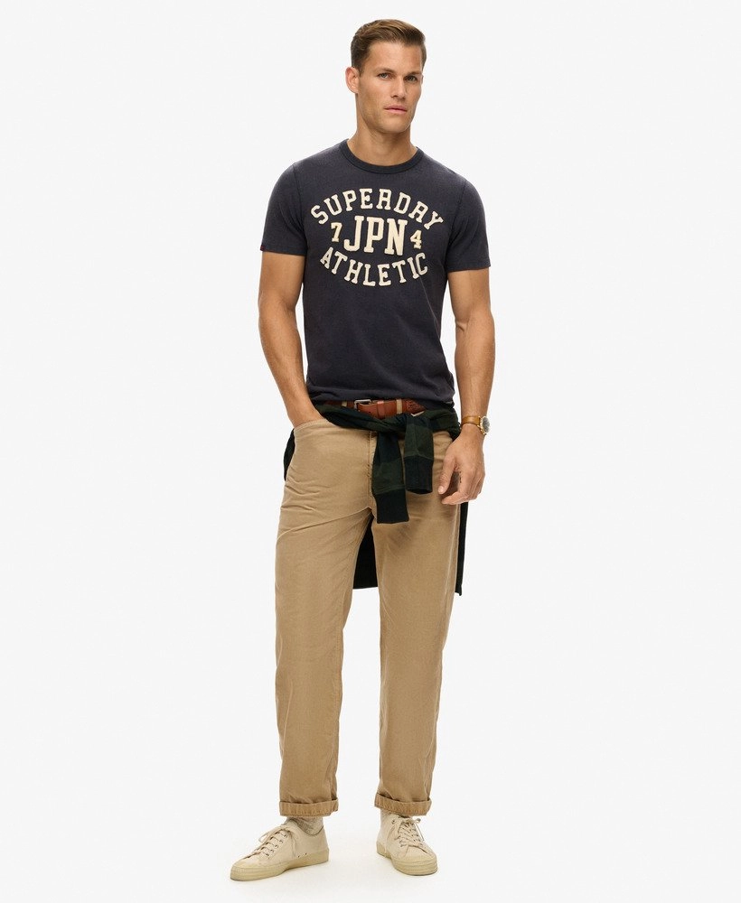 Vintage Athletic Short Sleeve T-Shirt | Eclipse Navy