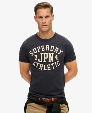 Vintage Athletic Short Sleeve T-Shirt | Eclipse Navy
