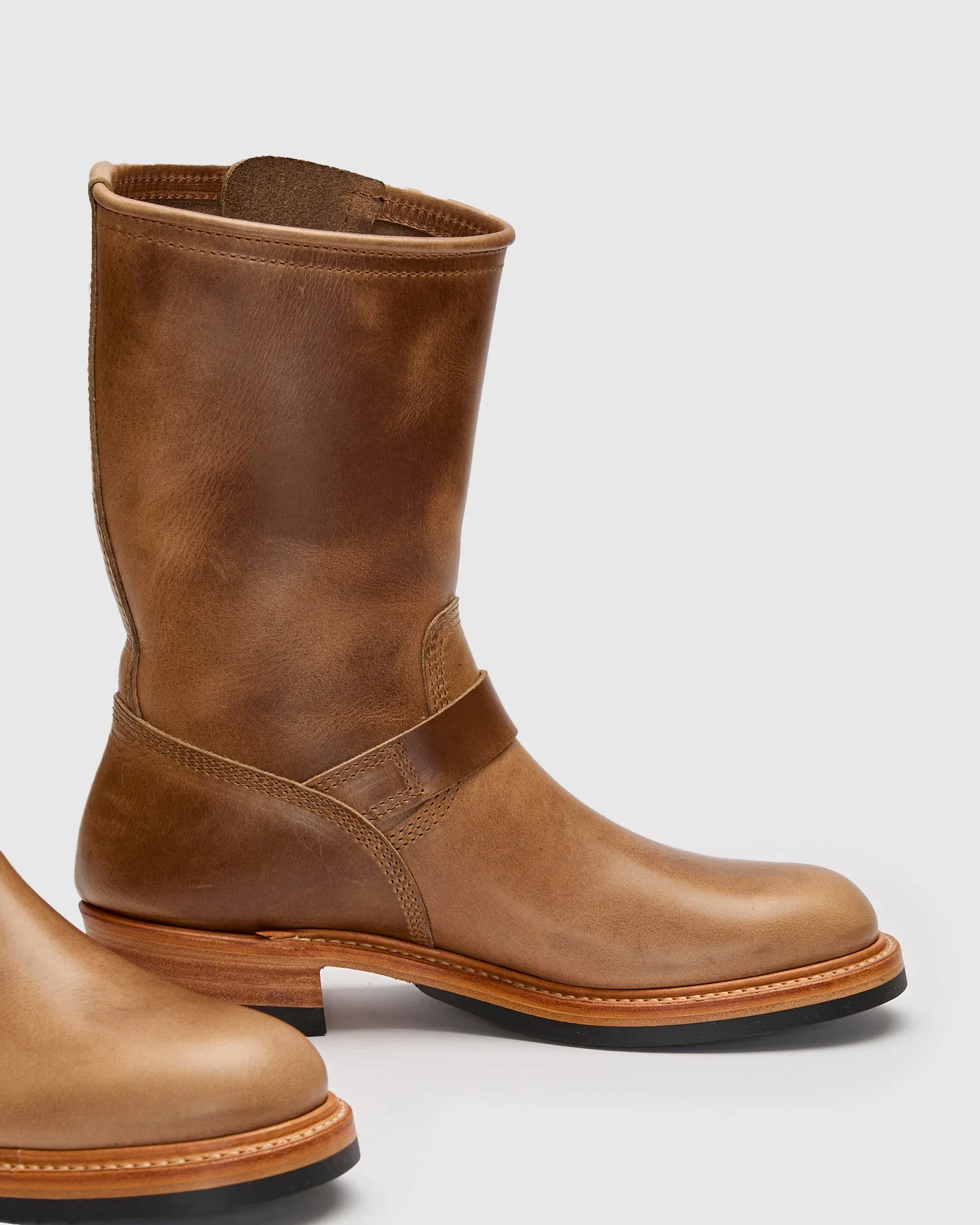 Wabash Engineer Boot in Horween Chromexcel Natural