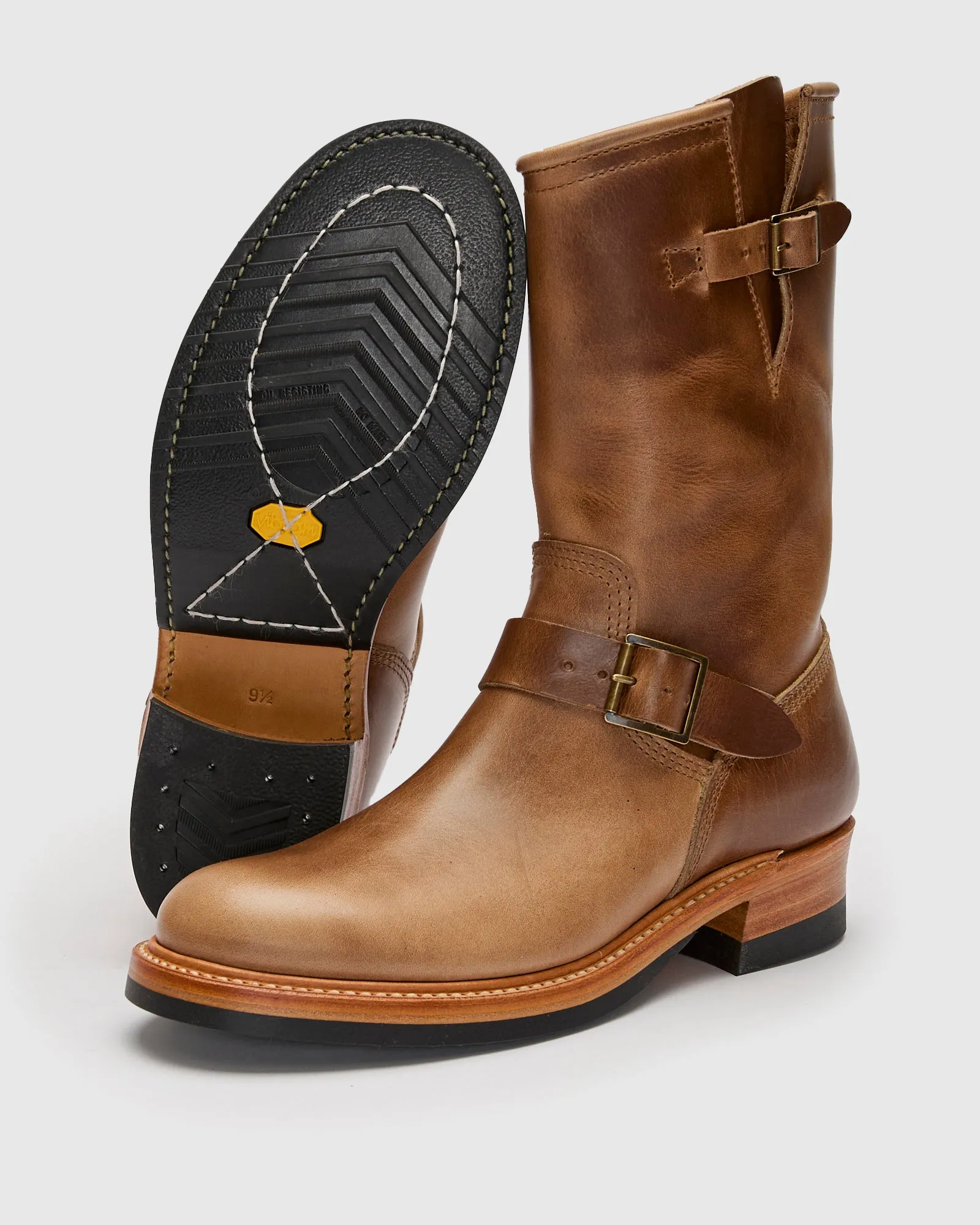 Wabash Engineer Boot in Horween Chromexcel Natural