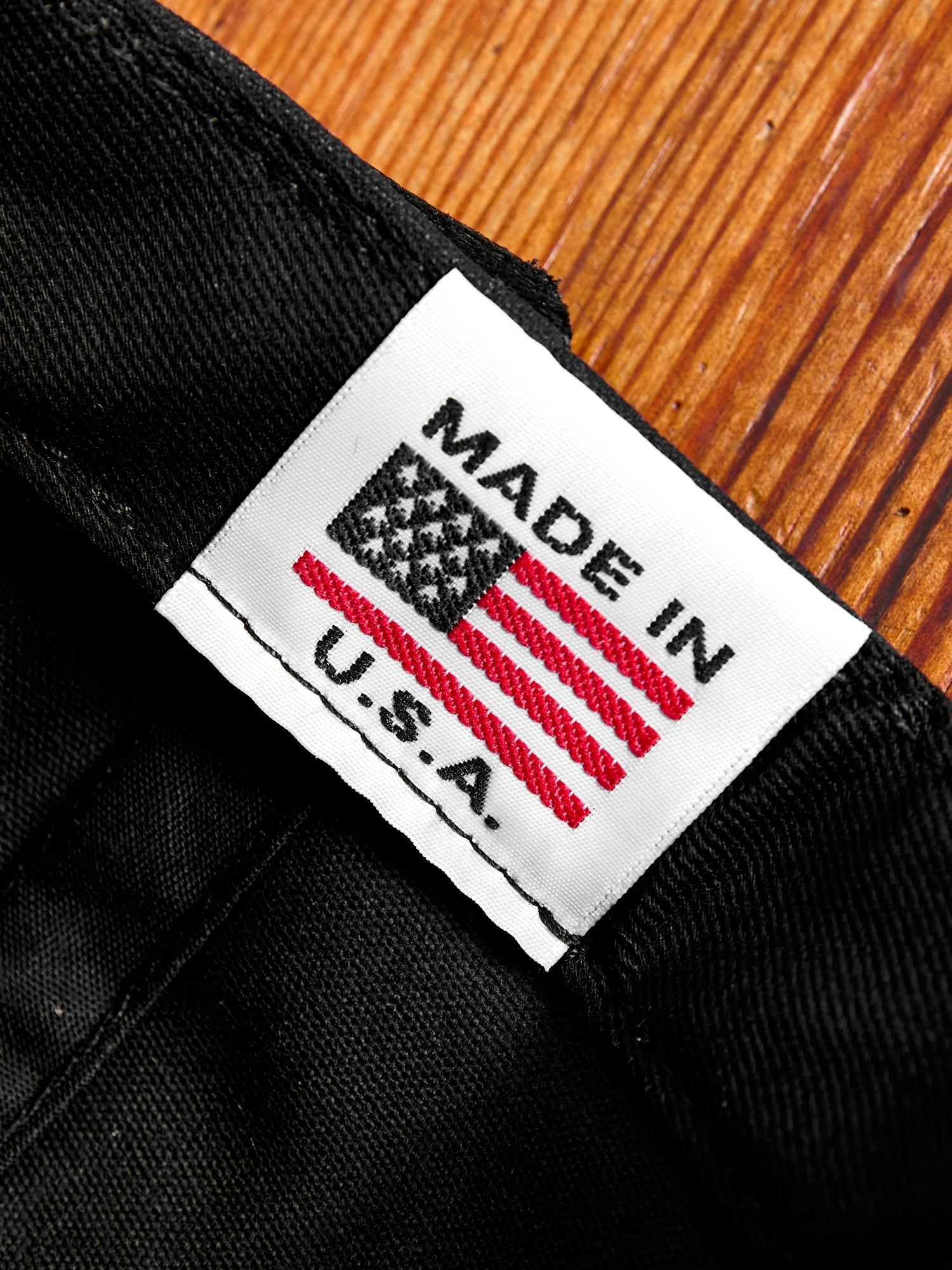 Waxed Canvas Baseball Cap in Black