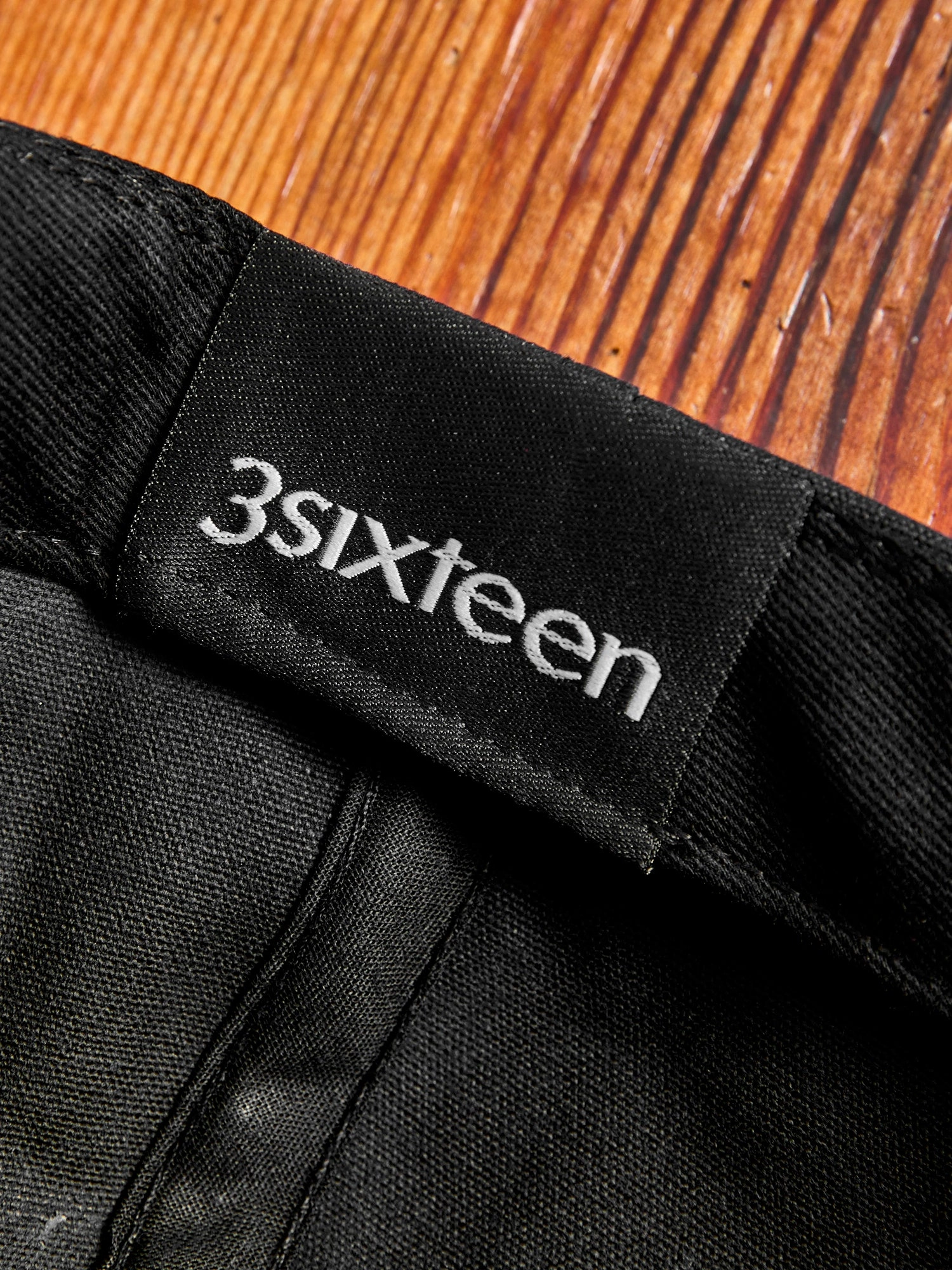 Waxed Canvas Baseball Cap in Black