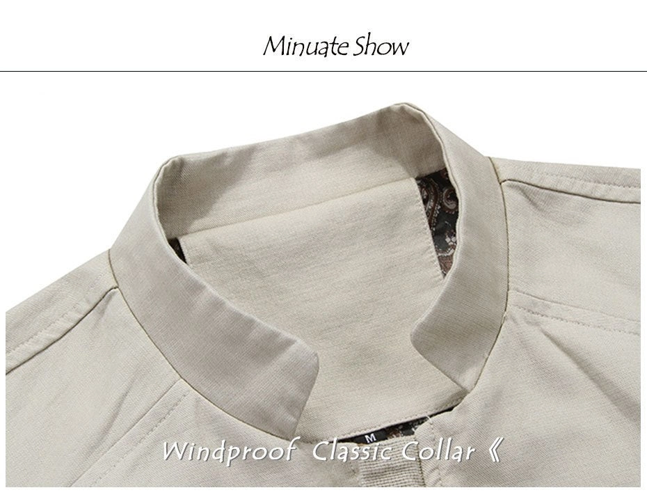 West Louis™ Autumn Washed Windbreak Jacket
