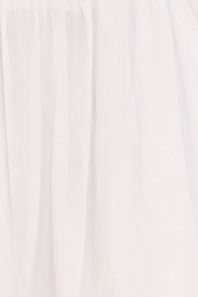 White Essential Pull On Cotton Short