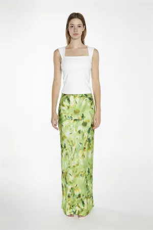 White Square-Neck Top