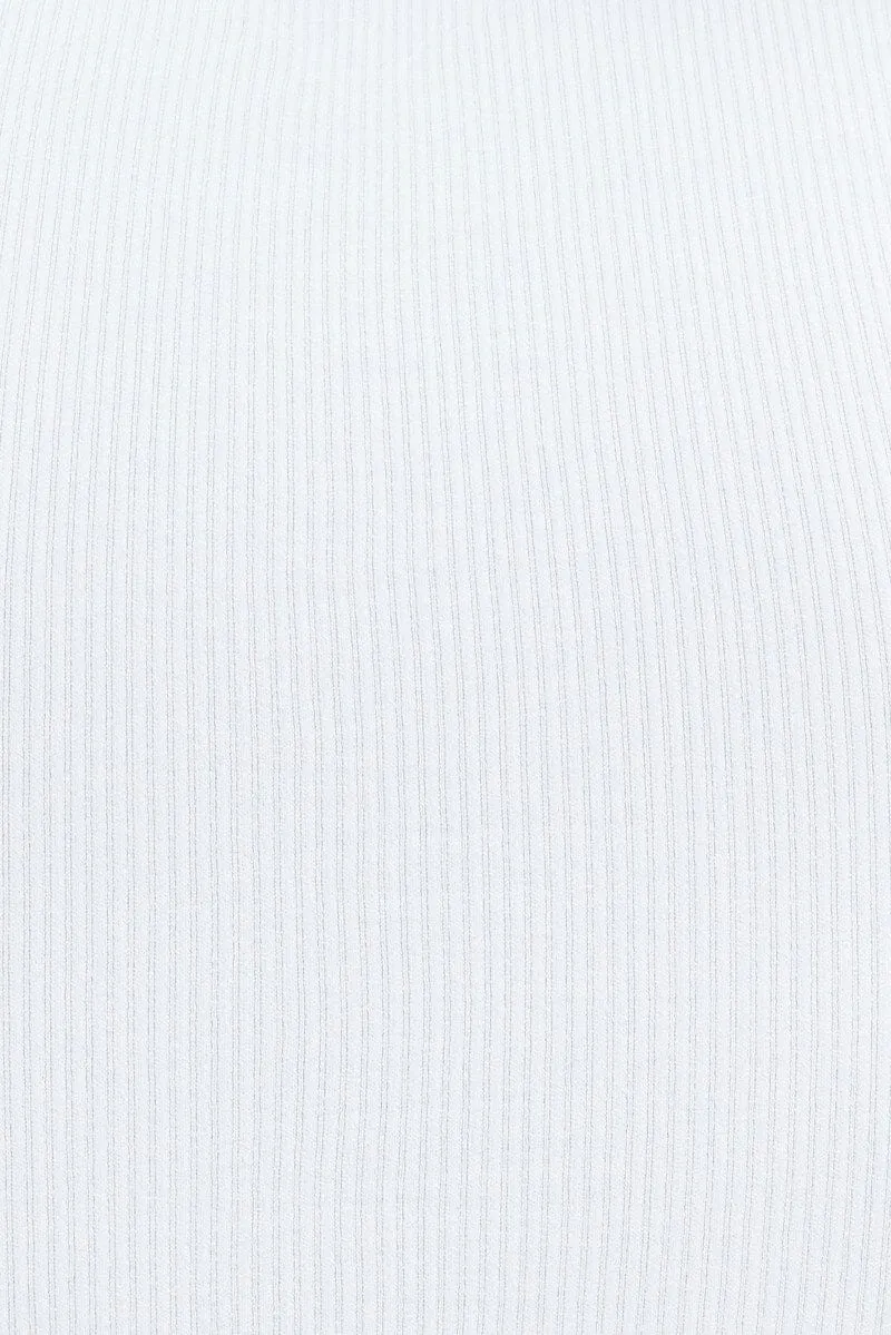 White Tank Top Sleeveless Seamless
