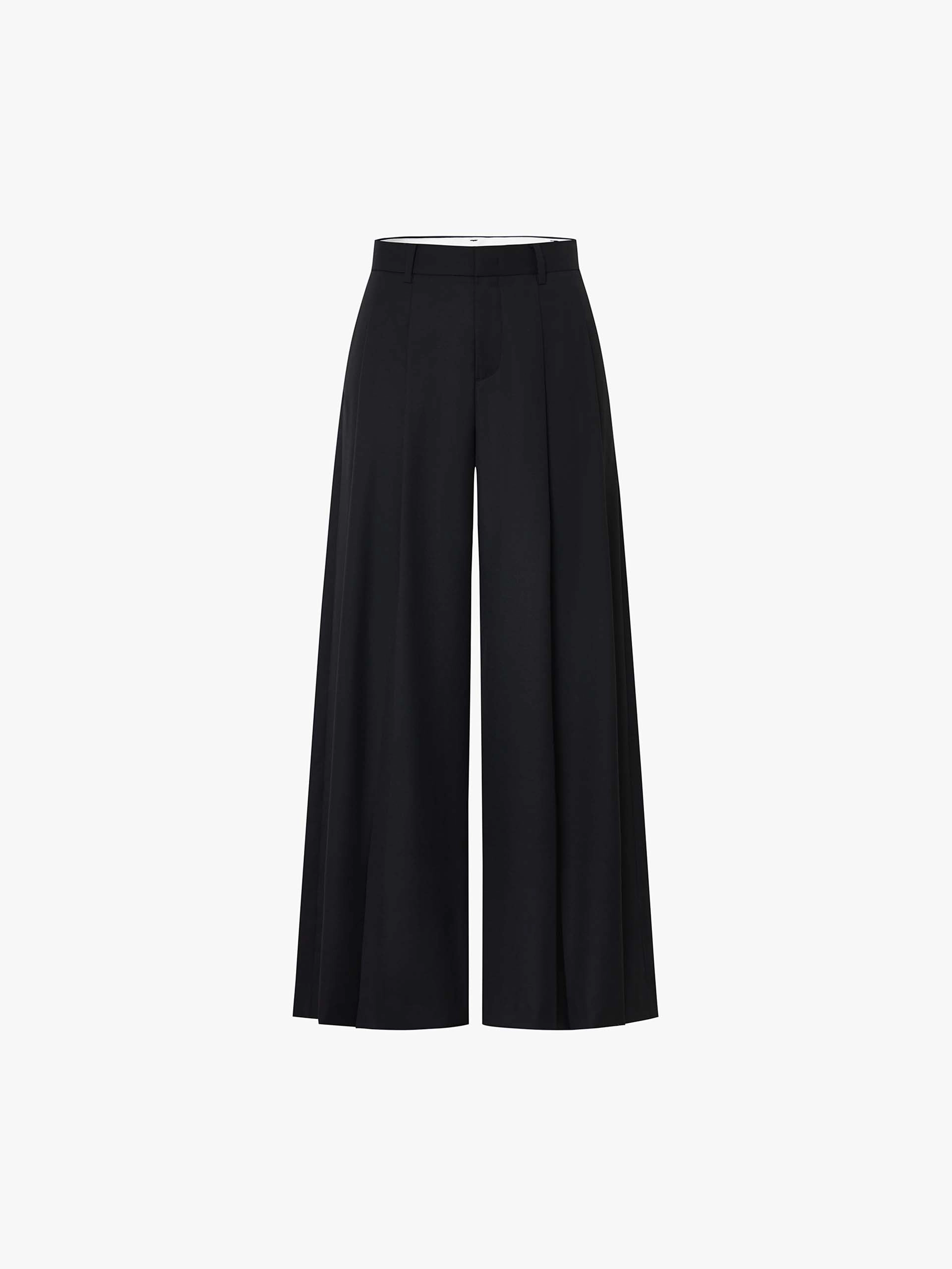 Wide Leg Pleated Pants
