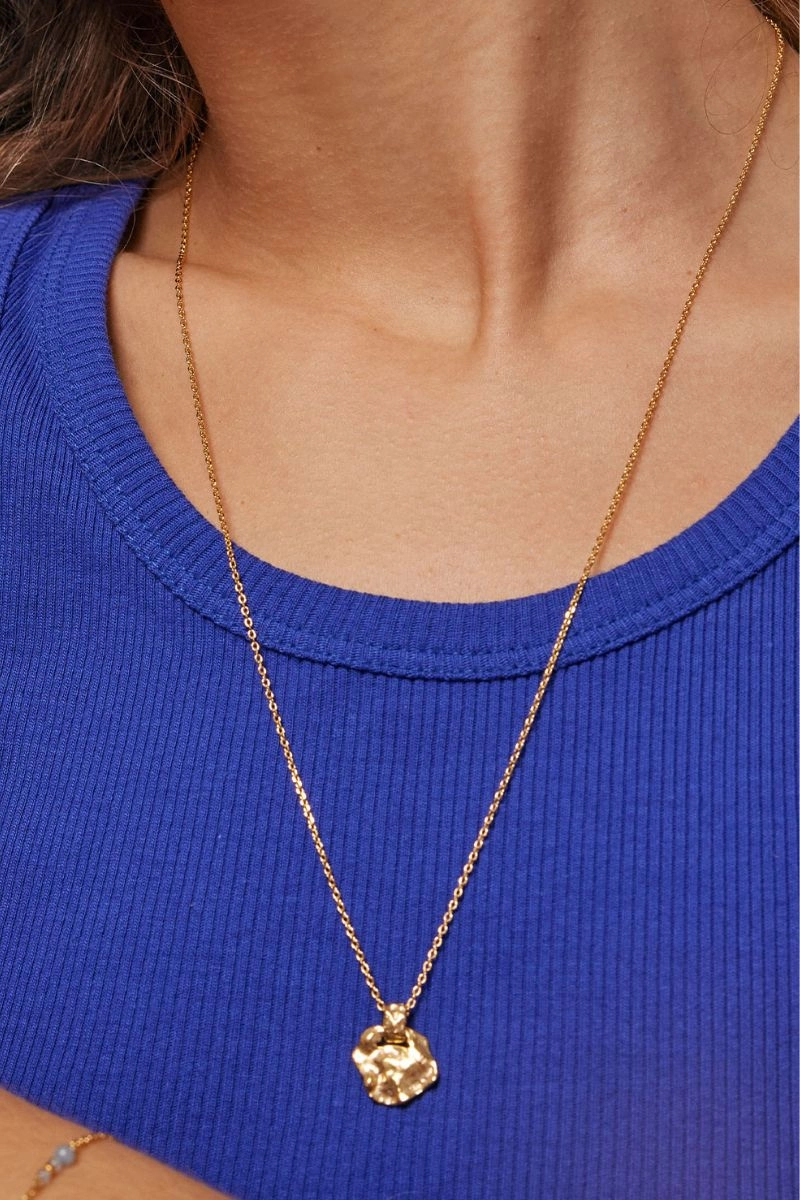 Windy Necklace | 925S/GP/M | Halskæde fra Enamel