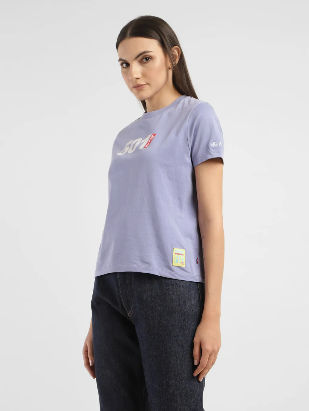 Women's Typography Crew Neck T-shirt