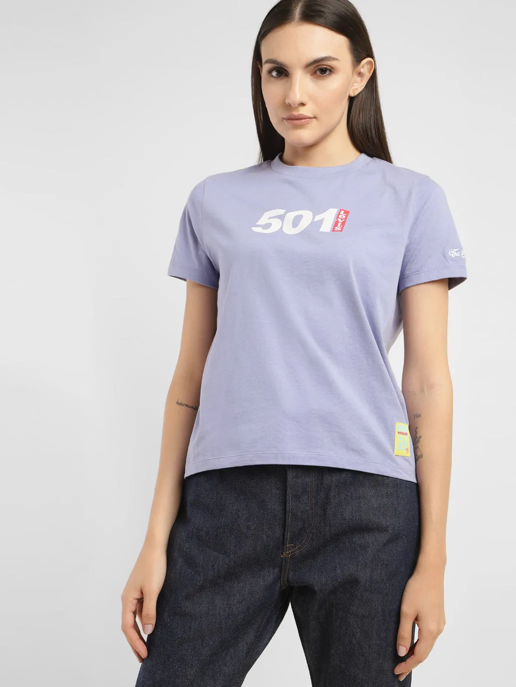 Women's Typography Crew Neck T-shirt