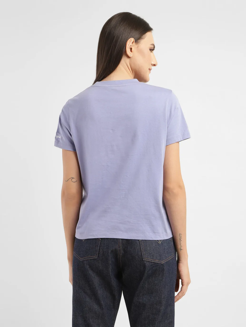 Women's Typography Crew Neck T-shirt
