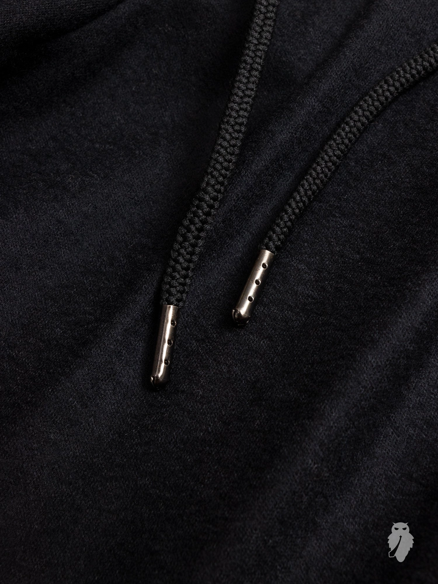 Wool Flannel Easy Pants in Black