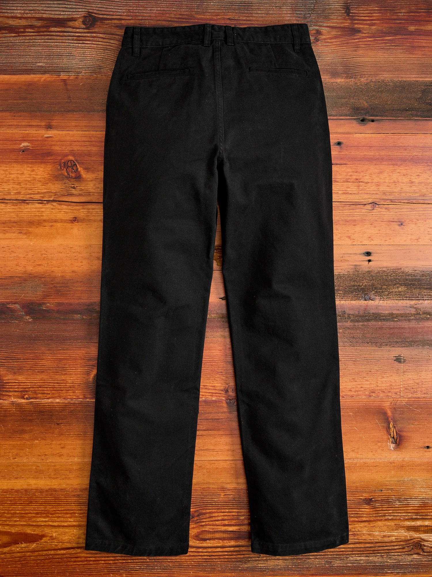 Work Pant in Black Twill
