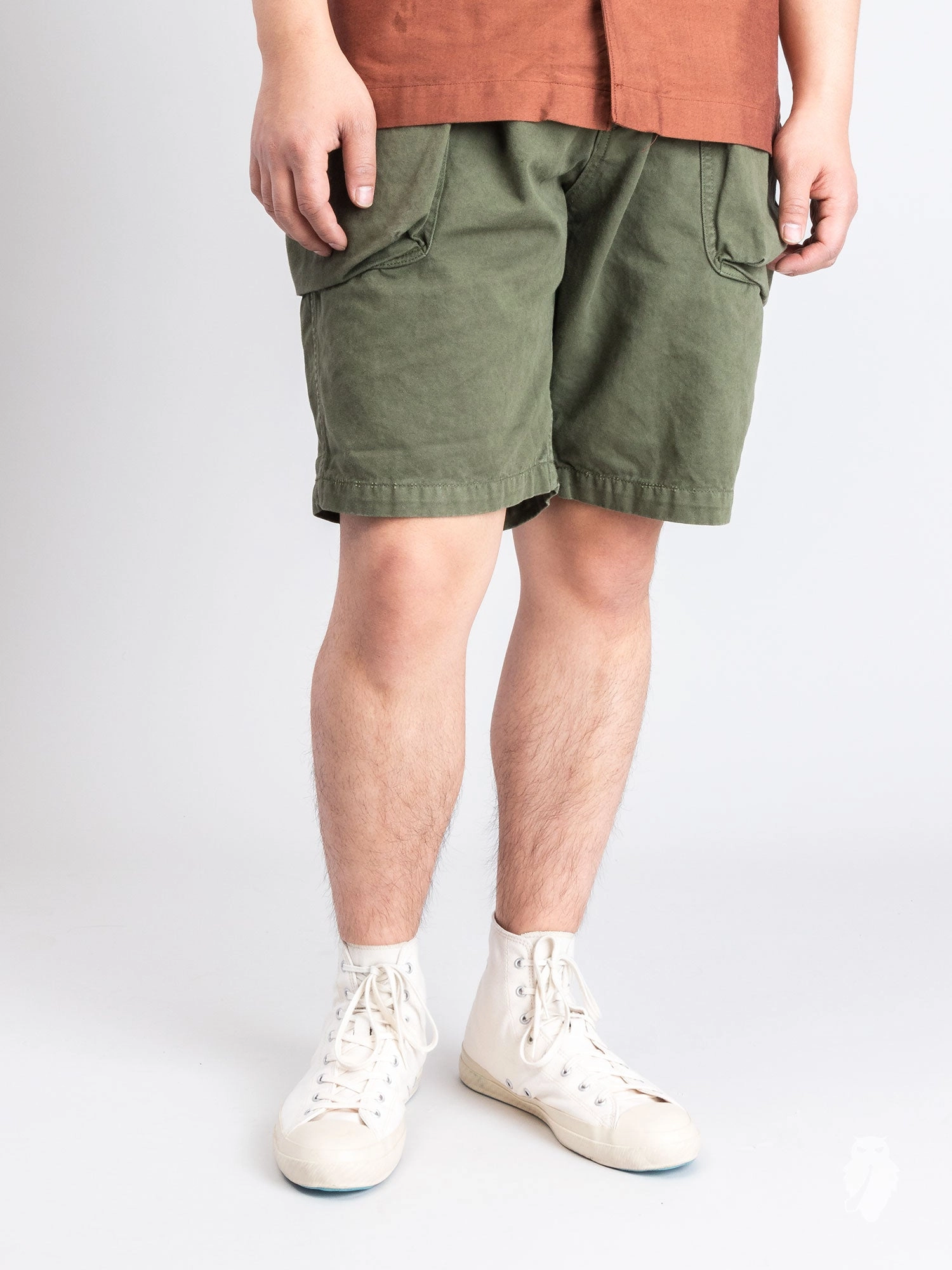 Work Shorts in Green Khaki