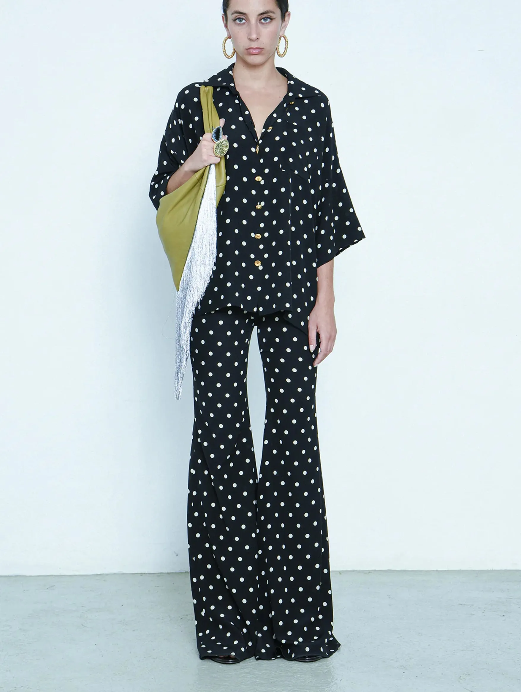 Zaoua Shirt in Polka Dots