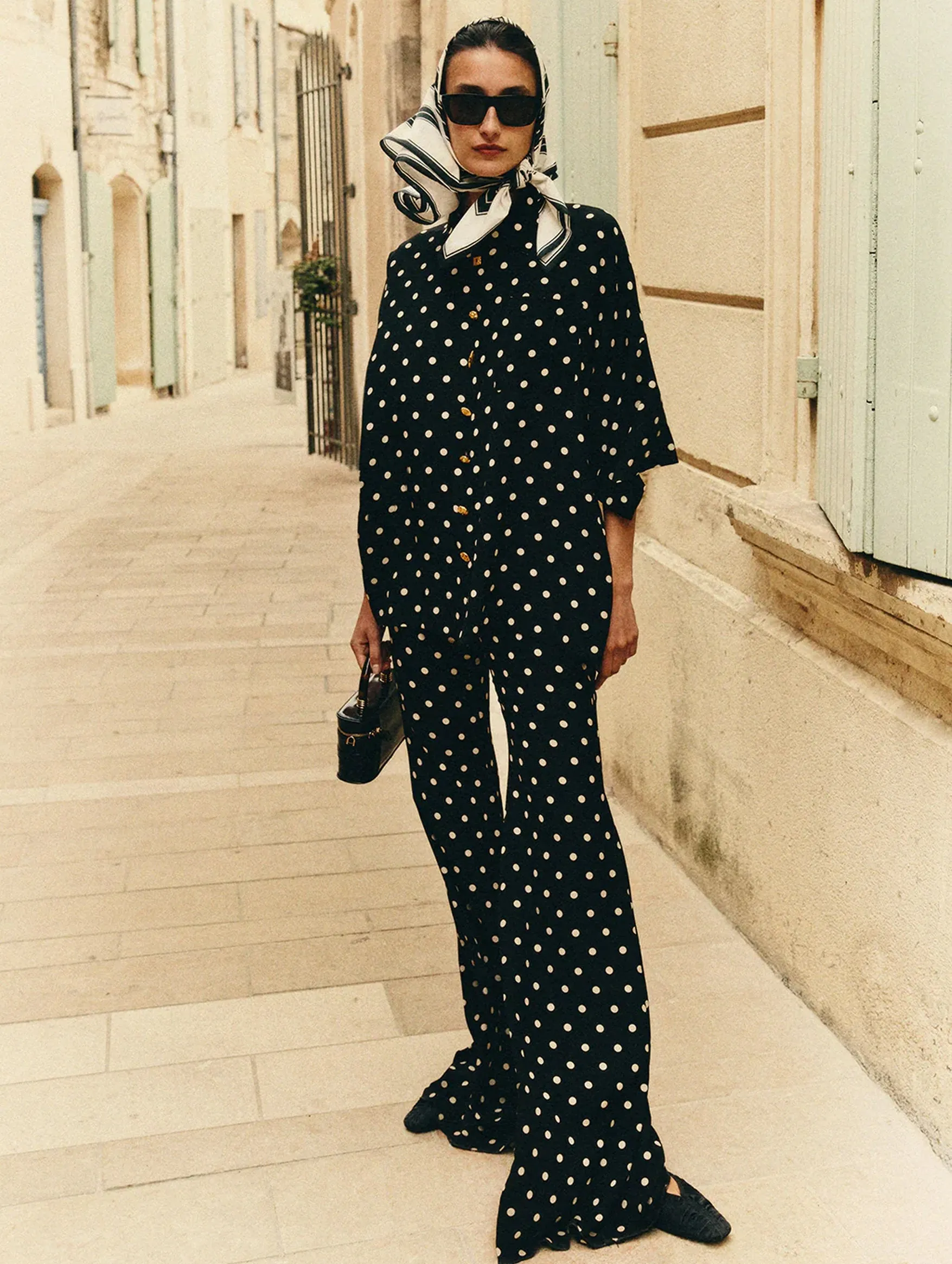 Zaoua Shirt in Polka Dots